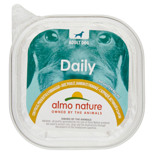 almo nature Daily Adult Dog con Pollo, Prosciutto e Formaggio 100 g