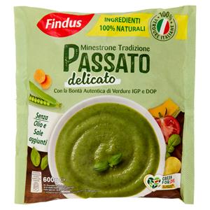 Findus Minestrone Tradizione Passato Delicato - con Verdure IGP e DOP 600 g