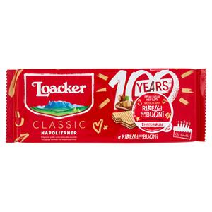 Loacker Classic Napolitaner Wafer con crema alle Nocciole 100% Italiane Wafers 175g