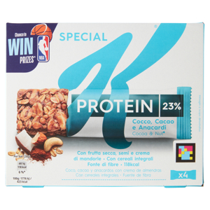 Kellogg's Special K Protein 23% Cocco, Cacao e Anacardi 4 x 28 g