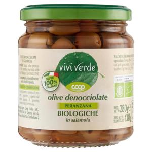 olive denocciolate Peranzana Biologiche in salamoia 280 g