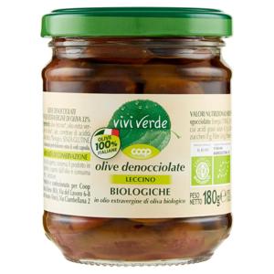 olive denocciolate Leccino Biologiche in olio extravergine di oliva biologico 180 g
