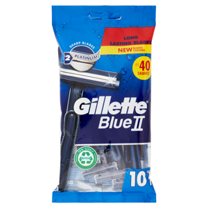 Gillette Blue II Rasoio da Uomo Usa e Getta - 10 rasoi