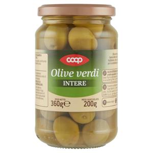 Olive verdi Intere 360 g