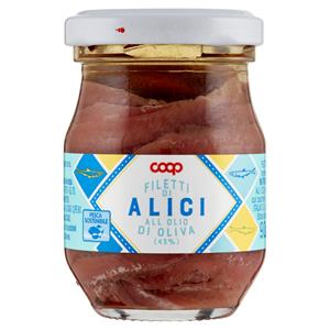 Filetti di Alici all'Olio di Oliva (43%) 90 g