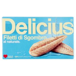Delicius Filetti di Sgombro al naturale 125 g