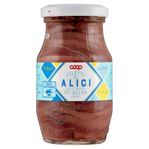 Filetti di Alici all'Olio di Oliva (41%) 150 g
