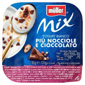 müller Mix Yogurt Bianco Più Nocciole e Cioccolato 150 g