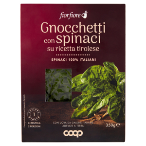 Gnocchetti con spinaci su ricetta tirolese 350 g