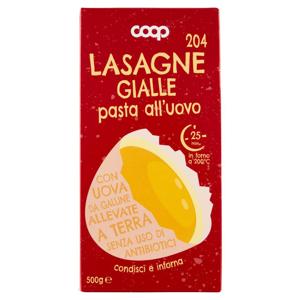 Lasagne Gialle 204 pasta all'uovo 500 g