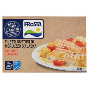 Frosta Filetti Gustosi di Merluzzo d'Alaska con Patate e Pomodori 320 g