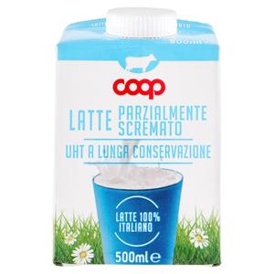 Latte Parzialmente Scremato UHT a Lunga Conservazione 500 ml