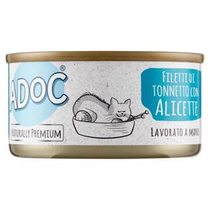ADoC Naturally Premium Filetti di Tonnetto con Alicette 85 g