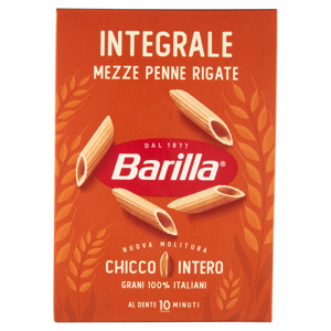 Barilla Pasta Integrale Mezze Penne Rigate 100% grano italiano 500g
