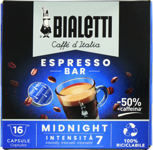 Bialetti Caffè d'Italia Espresso Bar Midnight 16 Capsule 112 g