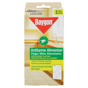 Baygon Antitarme Alimentari, Protezione per la Cucina, Confezione da 3 unità