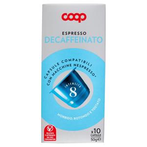 Espresso Decaffeinato 10 Capsule Compatibili con Macchine Nespresso* 50 g