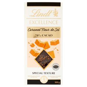 Lindt Excellence Tavoletta Cioccolato Fondente Caramello e Sale 100 g