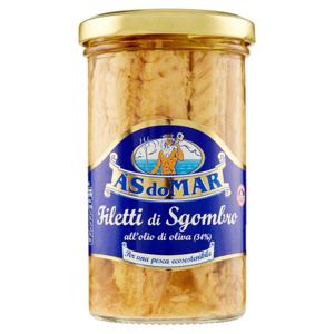 Asdomar Filetti di Sgombro all'olio di oliva (34%) 250 g