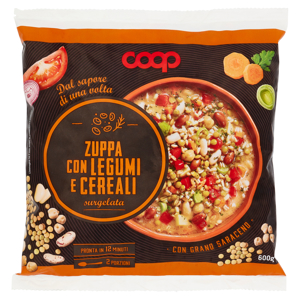 Zuppa con Legumi e Cereali surgelata 600 g