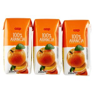 100% Arancia 3 x 200 ml