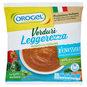 Orogel Il Benessere Verdurì Leggerezza Passato di Verdura 600 g