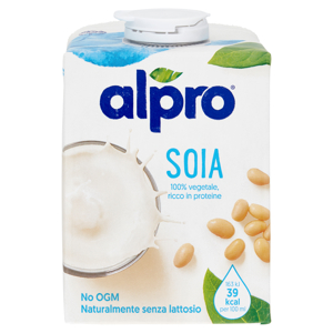 ALPRO Soia Classico, Bevanda alla Soia 100% vegetale con vitamine B2, B12 e D, 500 ml