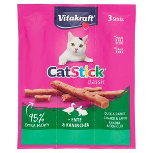 Vitakraft CatStick classic Anatra & Coniglio 3 Sticks 18 g