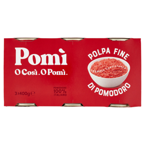 Pomì Polpa Fine di Pomodoro 3 x 400 g