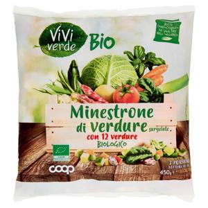 Minestrone di verdure surgelate con 12 verdure Biologico 450 g