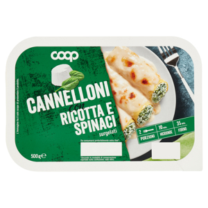 Cannelloni con Ricotta e Spinaci surgelati 500 g