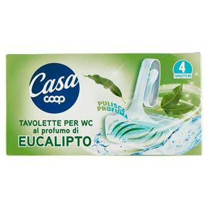 Tavolette per WC al profumo di Eucalipto 4 x 40 g