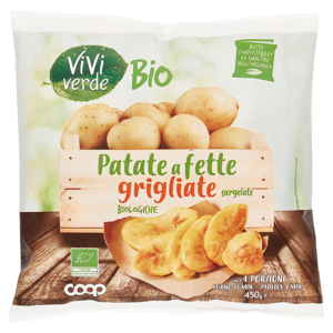 Patate a fette grigliate surgelate Biologiche 450 g