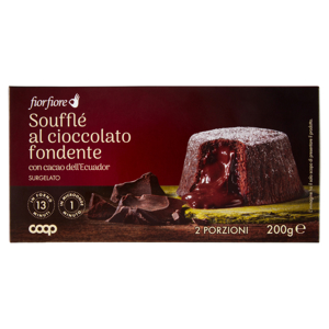 Soufflé al cioccolato fondente con cacao dell'Ecuador Surgelato 200 g