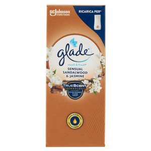 Glade Touch&Fresh Ricarica, Profumatore per Ambienti, Fragranza Sensual Sandalwood & Jasmine 10ml