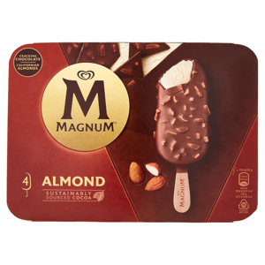 Magnum Almond mandorle 4 pezzi 440 ml