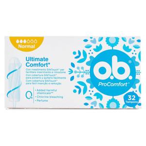 o.b. ProComfort Ultimate Comfort* Normal Tampons 32 pz