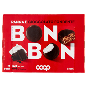 Bon Bon Panna e Cioccolato Fondente 12 x 9,2 g