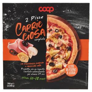 2 Pizze Capricciosa surgelate 2 x 380 g