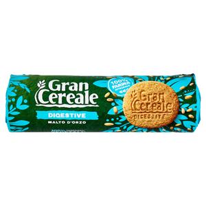 Gran Cereale Biscotti Gran Cereale Digestive Biscotti Malto d'Orzo Tubo 250g