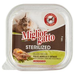 Migliorgatto Sterilized Delicato Patè con Pollo, Agnello e Ortaggi 100 g