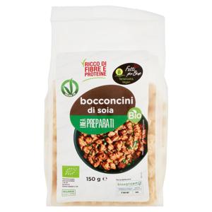 Terranostra Vegan Linea Preparati bocconcini di soia Bio 150 g