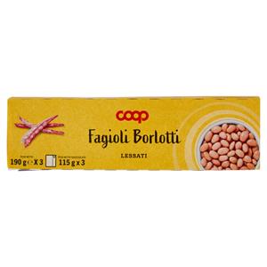Fagioli Borlotti Lessati 3 x 190 g