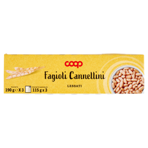 Fagioli Cannellini Lessati 3 x 190 g
