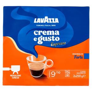 Lavazza Crema e Gusto Espresso Forte Caffè Macinato 2 x 250 g