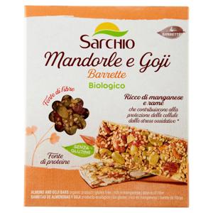 Sarchio Mandorle e Goji Barrette 4 x 20 g