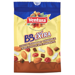 Ventura BBExtra Cocco/Cranberry/Mandorle/Puro cioccolato fondente 150 g