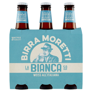 Birra Moretti la Bianca 5.0 3 x 33 cl