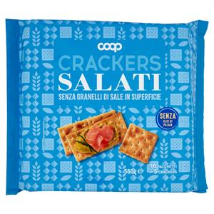 Crakers Salati senza granelli di sale in superficie 16 x 35 g