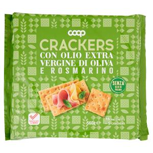 Crackers con Olio Extra Vergine di Oliva e Rosmarino 16 x 35 g